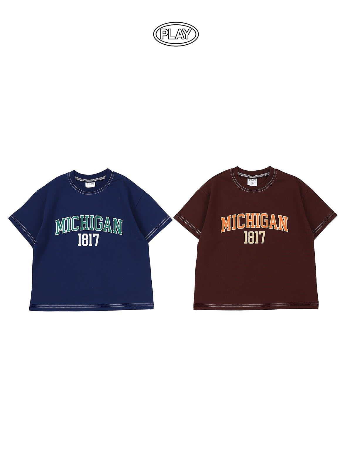 Play Michigan short-sleeve tee - 이미지 1
