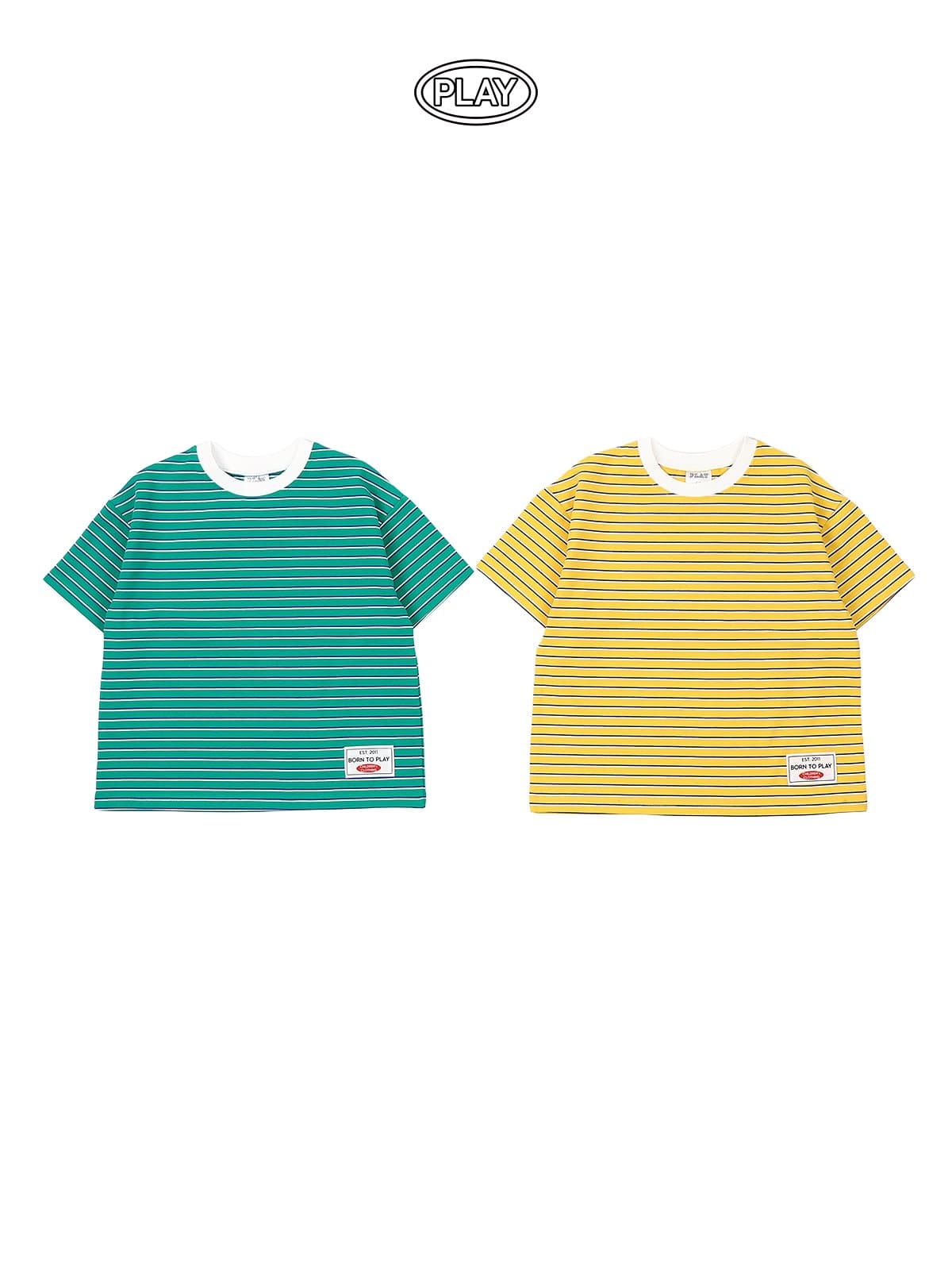 Play Boom Boom Striped Tee - 이미지 1