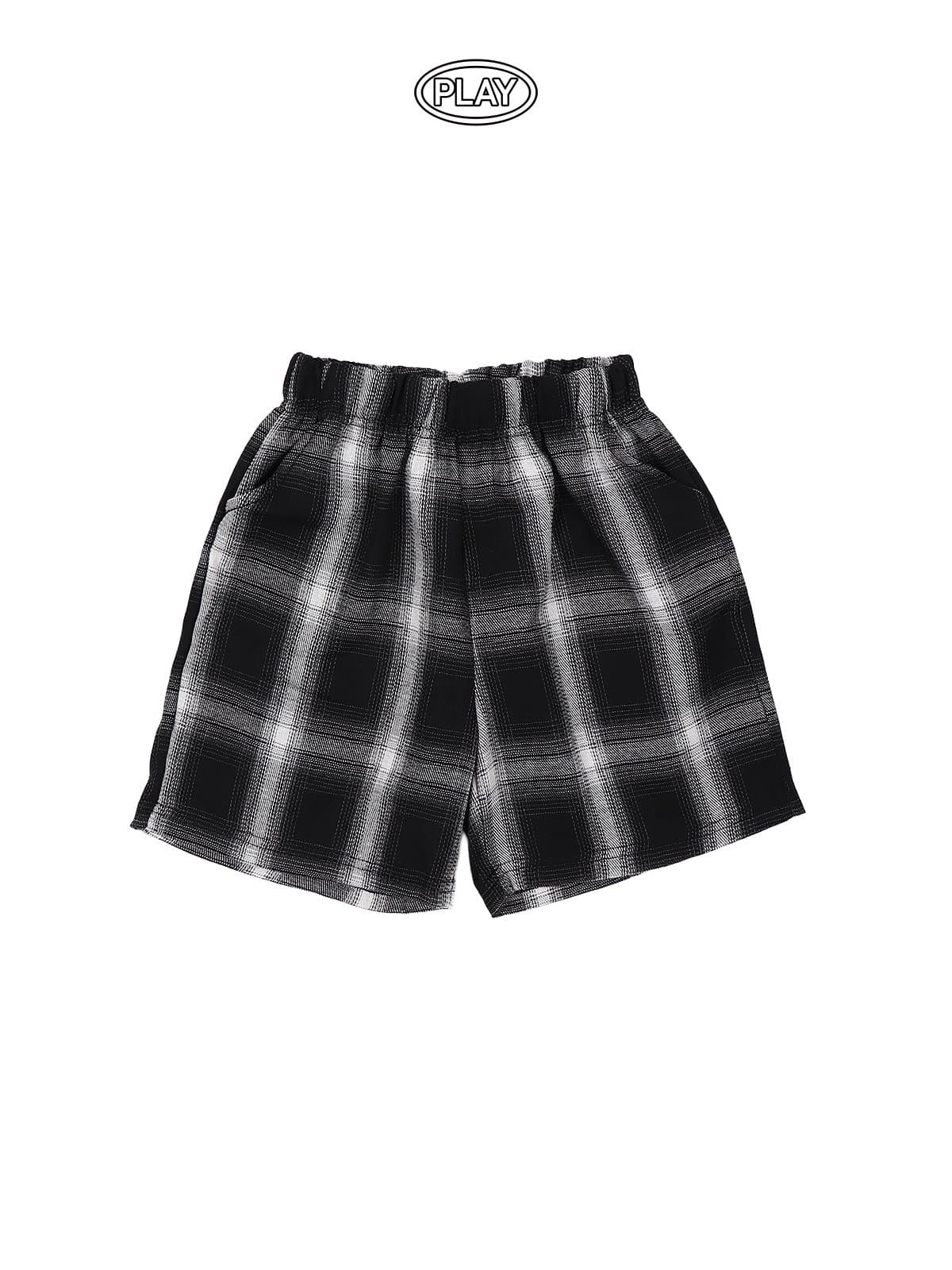 Play Knee-length Check Shorts (Polyester) - 이미지 5