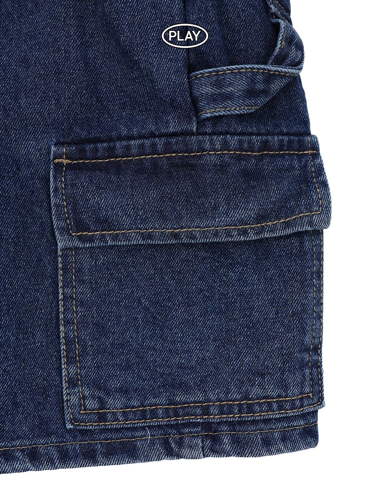 Play 3/4 Giant Denim Pants - 이미지 6