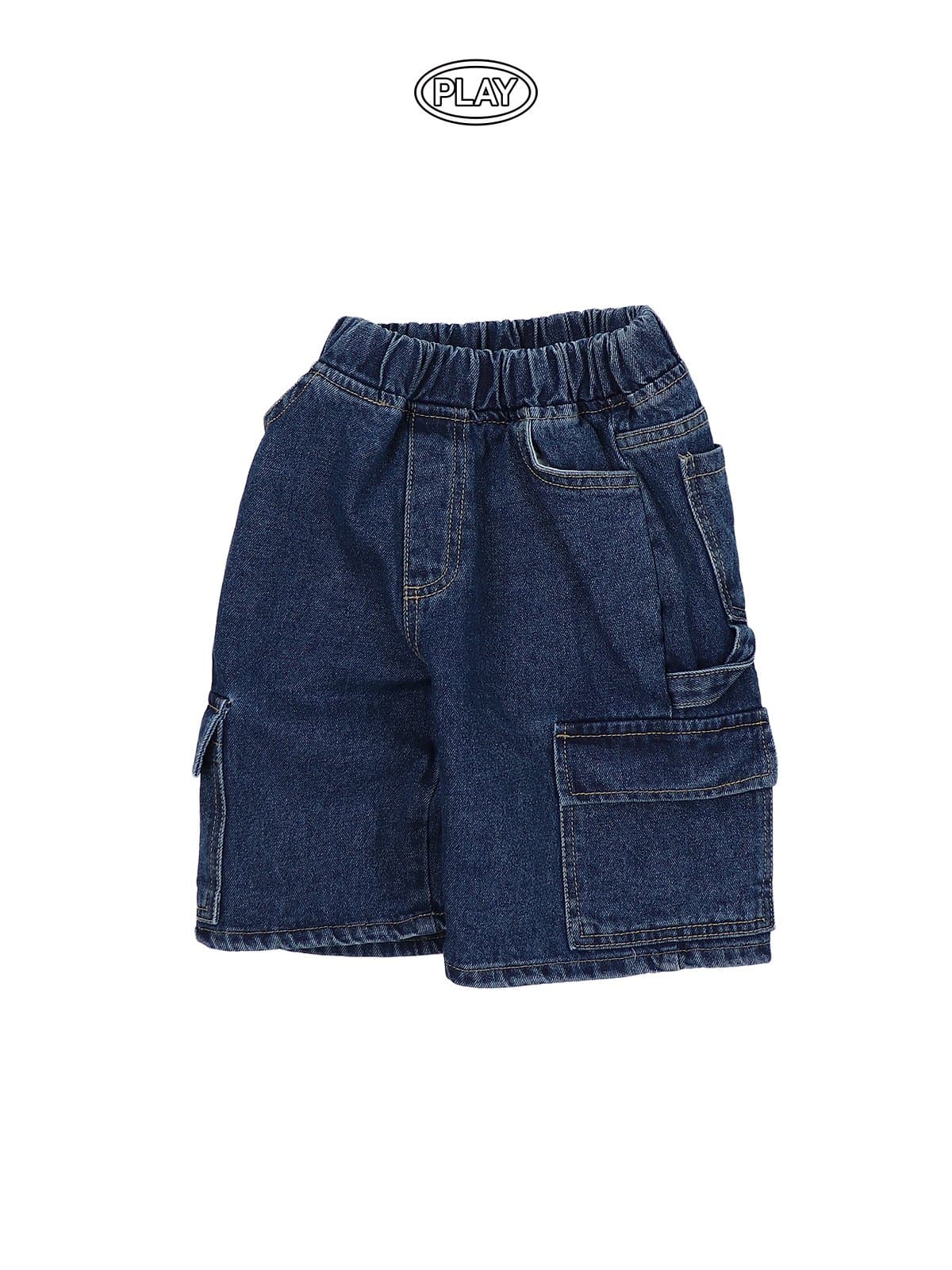 Play 3/4 Giant Denim Pants - 이미지 4