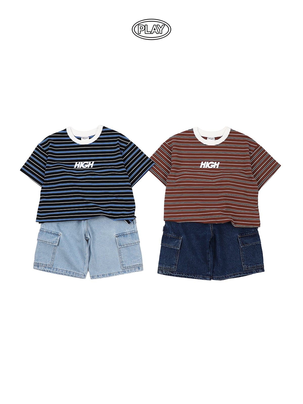 Play 3/4 Giant Denim Pants - 이미지 13