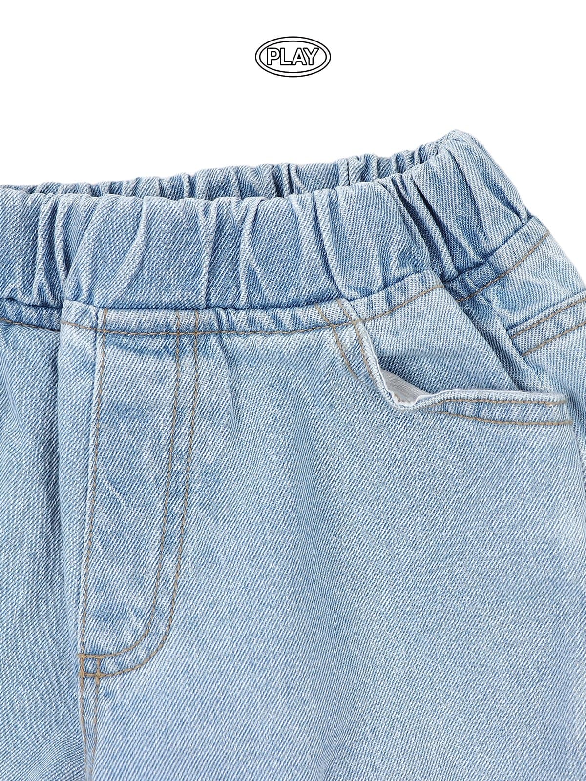 Play 3/4 Giant Denim Pants - 이미지 10