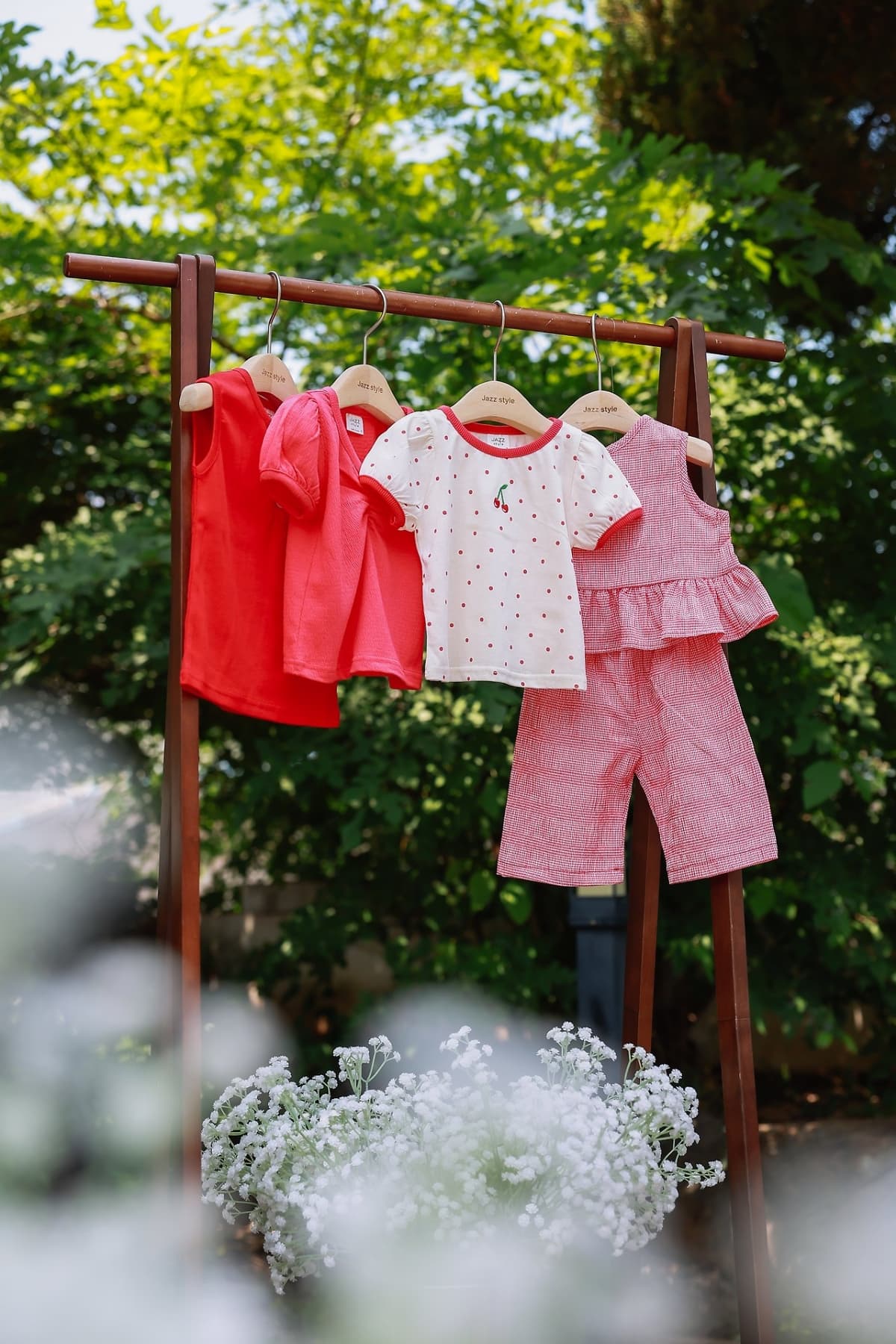 Elastic band shirred blouse - 이미지 3