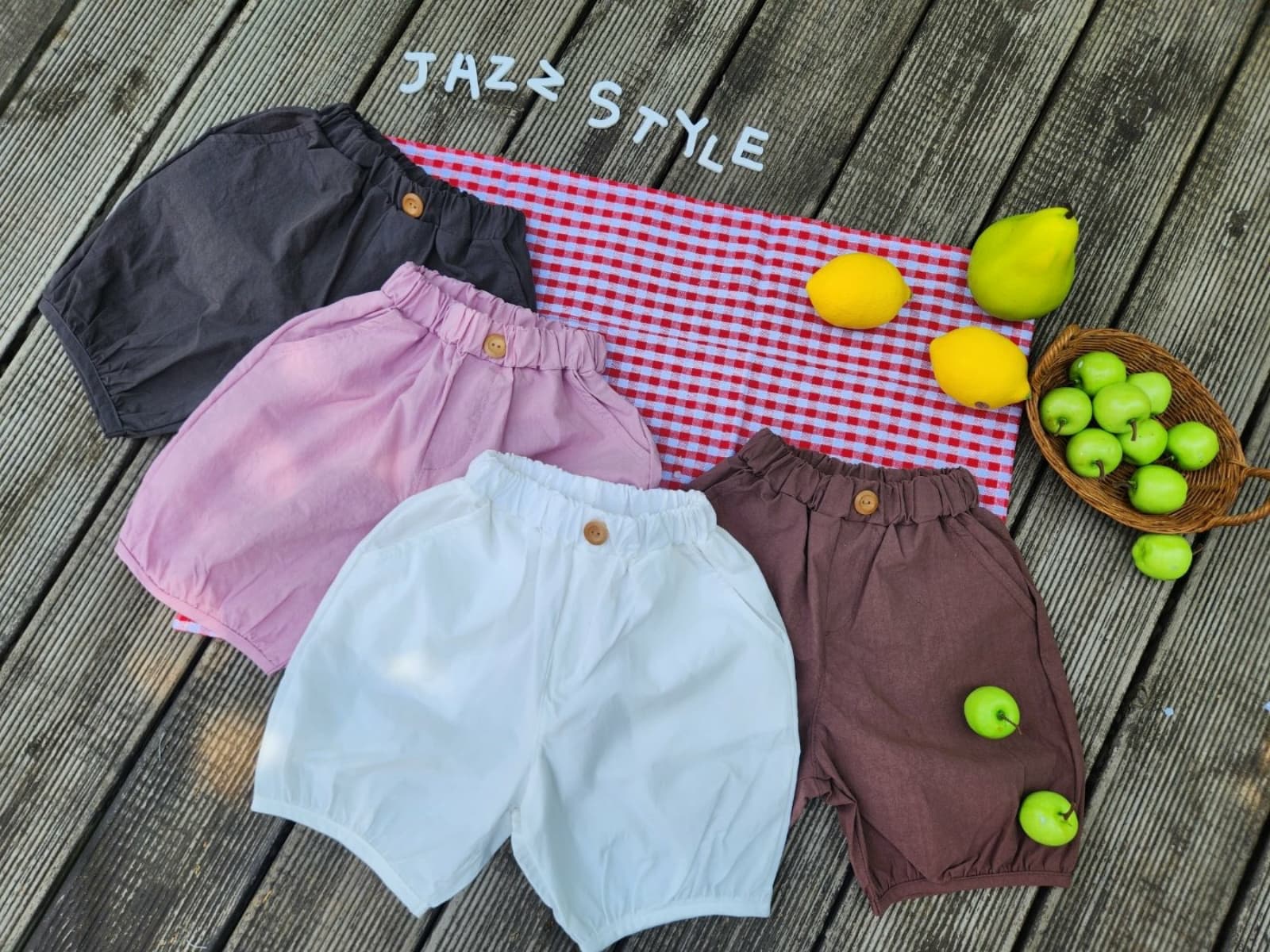 Cotton balloon fit pants - 이미지 1