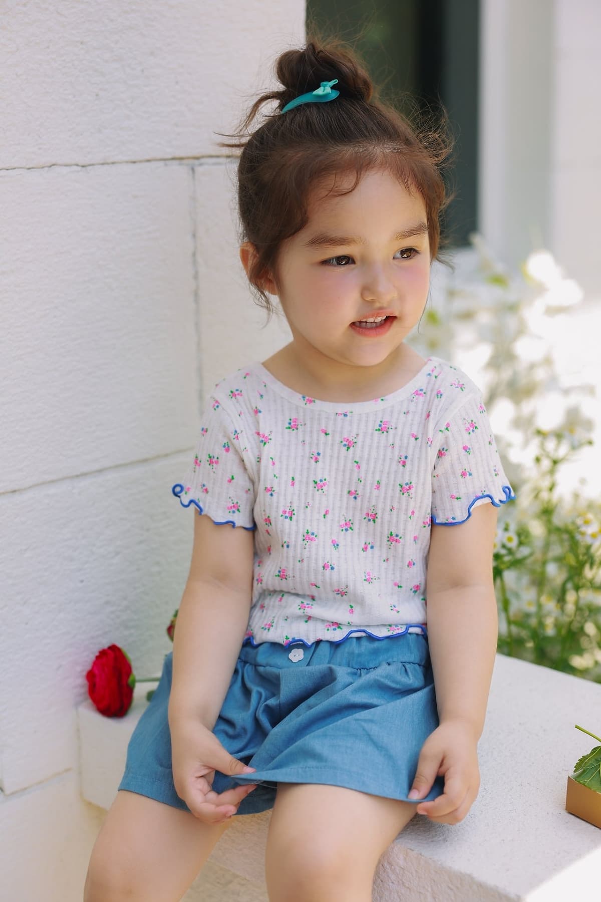 denim skirt pants - 이미지 10