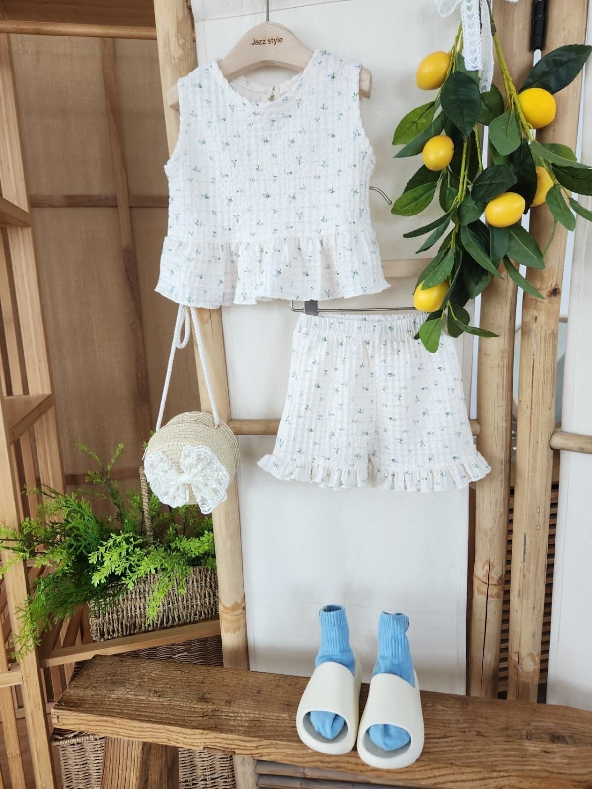 Flower Waffle Top & Bottom - 이미지 7