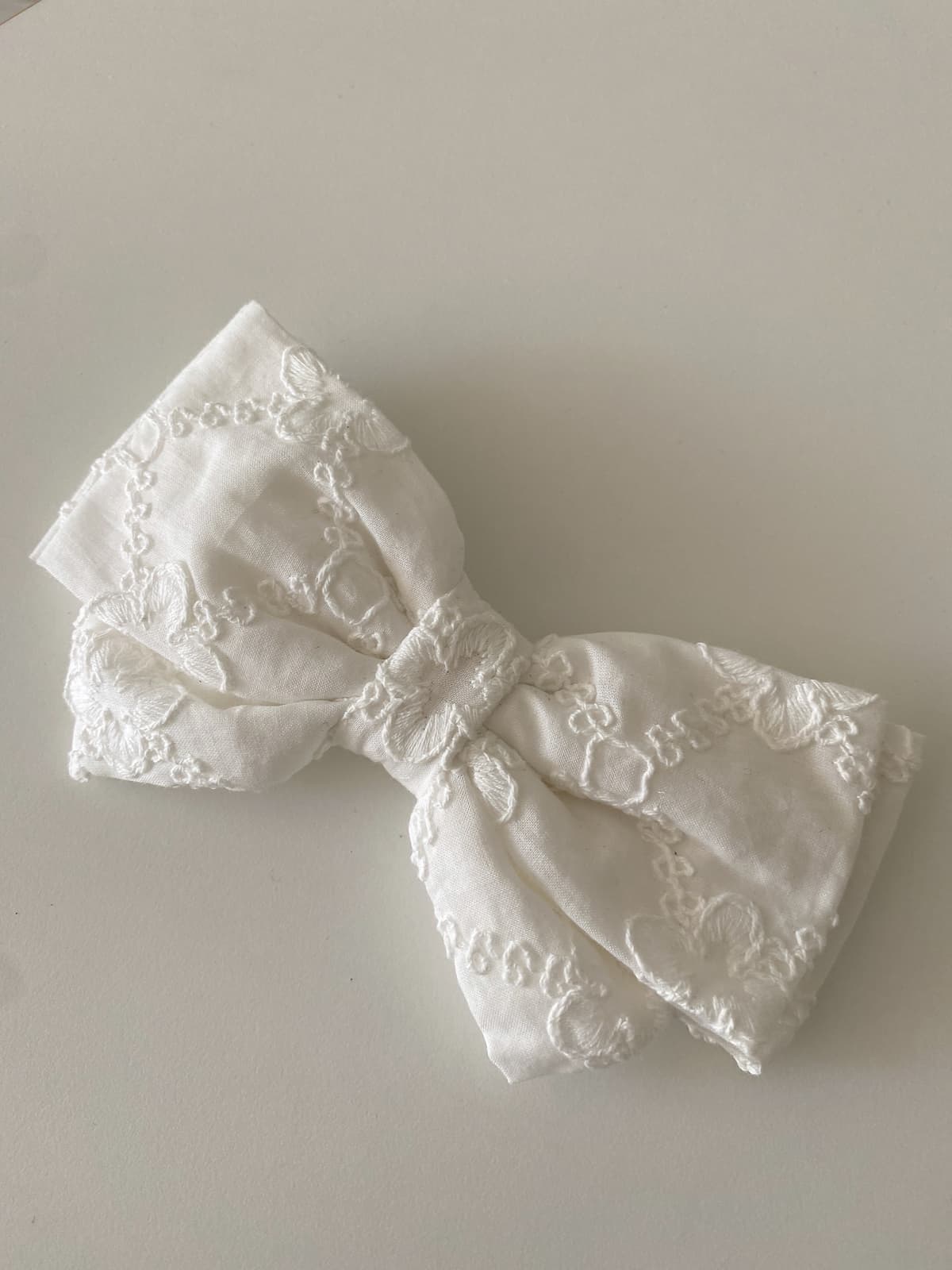 New domestically produced eyelet lace ribbon pin - 이미지 5