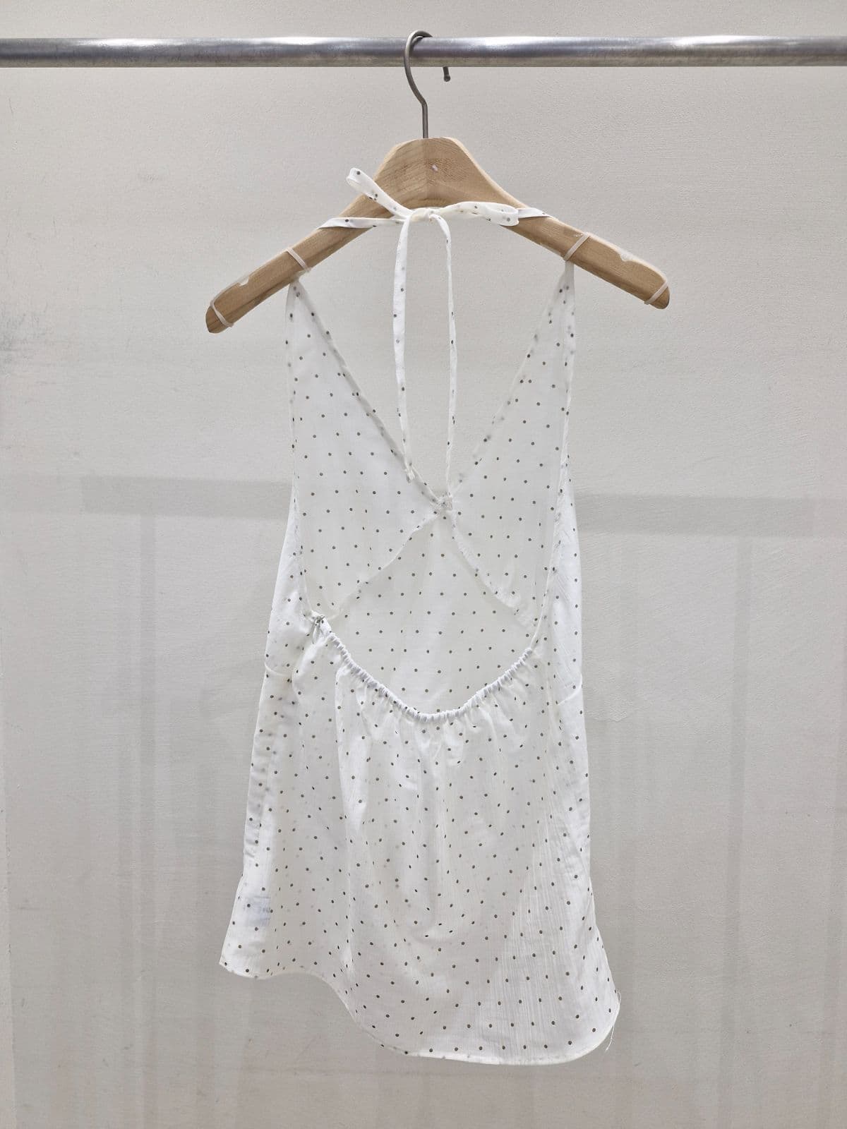 Dot holder sleeveless top - 이미지 5