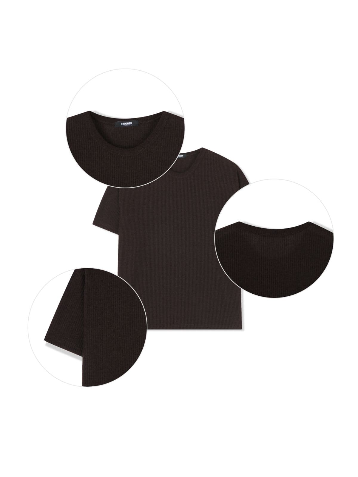 26SS New Arrival) Essential Knitting Crop Short Sleeve - 이미지 12