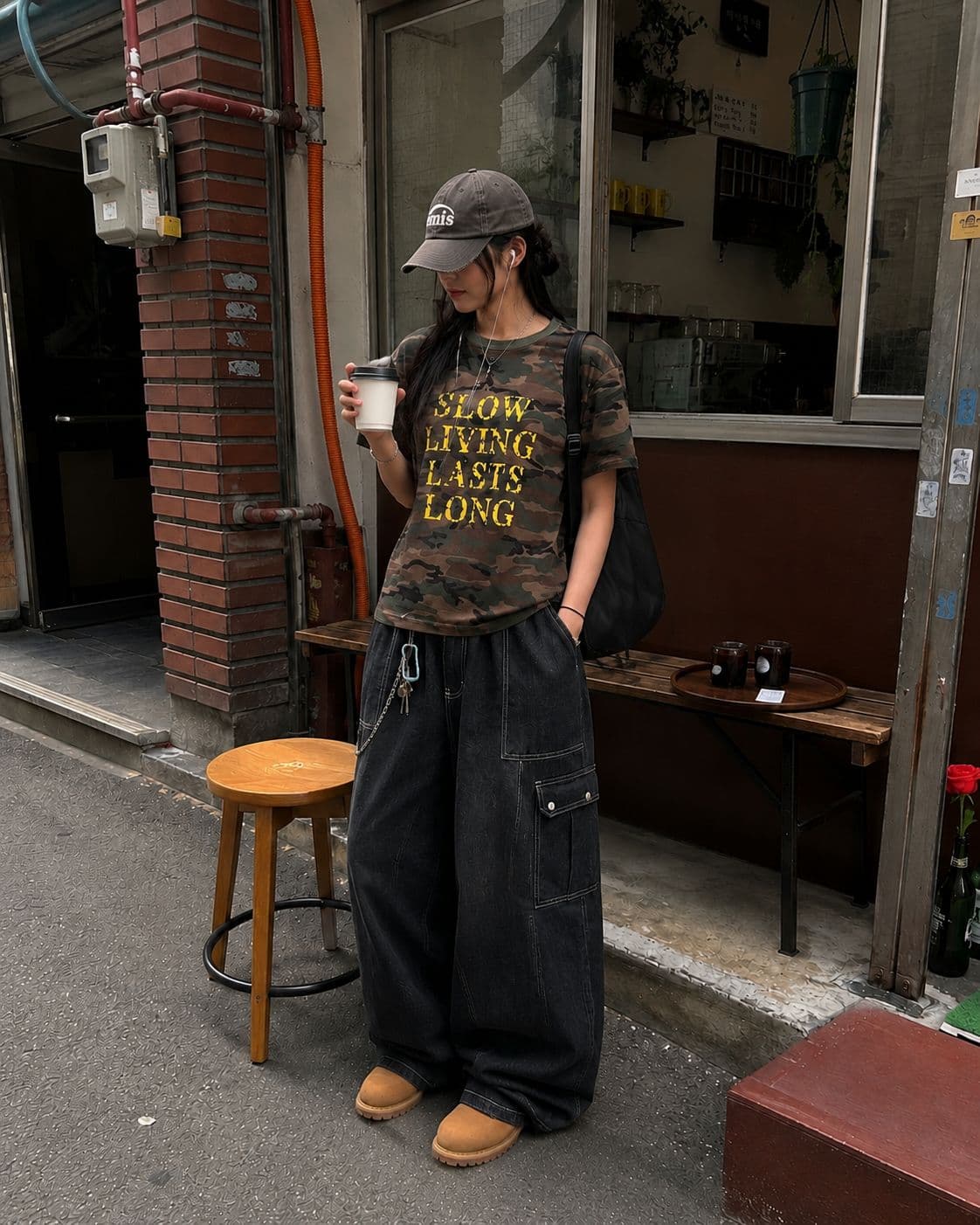 26SS New Arrival) Slow Camo Crop Short Sleeve - 이미지 2