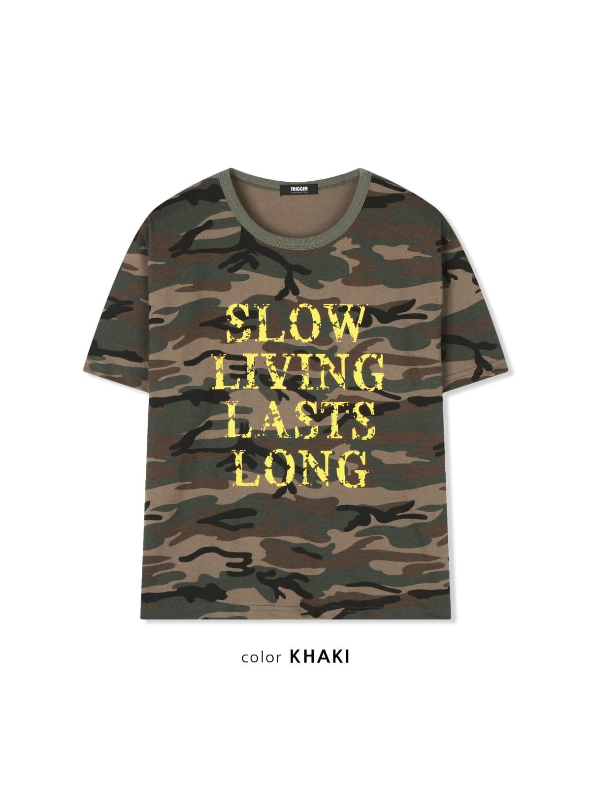 26SS New Arrival) Slow Camo Crop Short Sleeve - 이미지 6