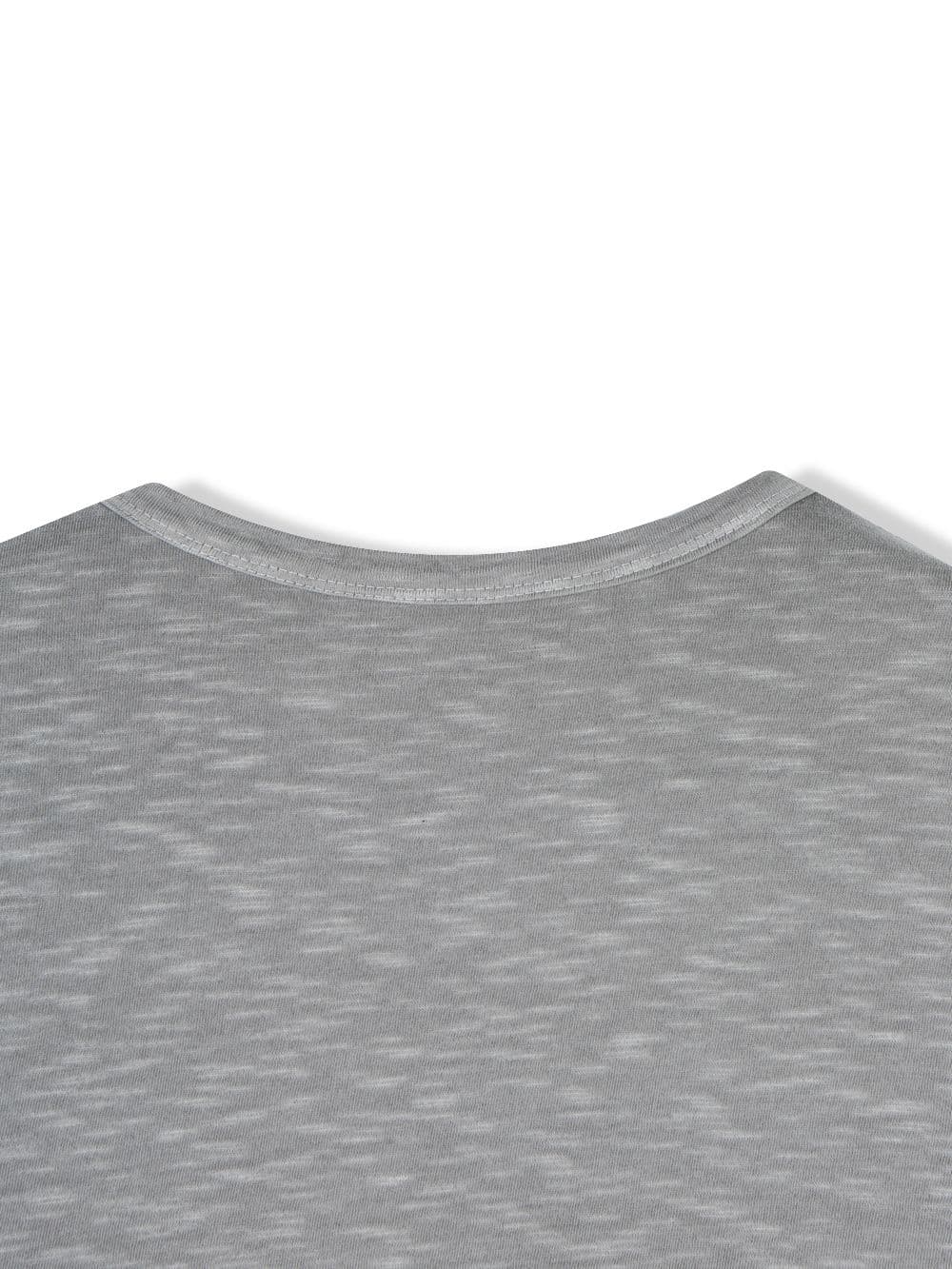 26SS New Arrival) Slub Pigment Crop Short Sleeve - 이미지 9