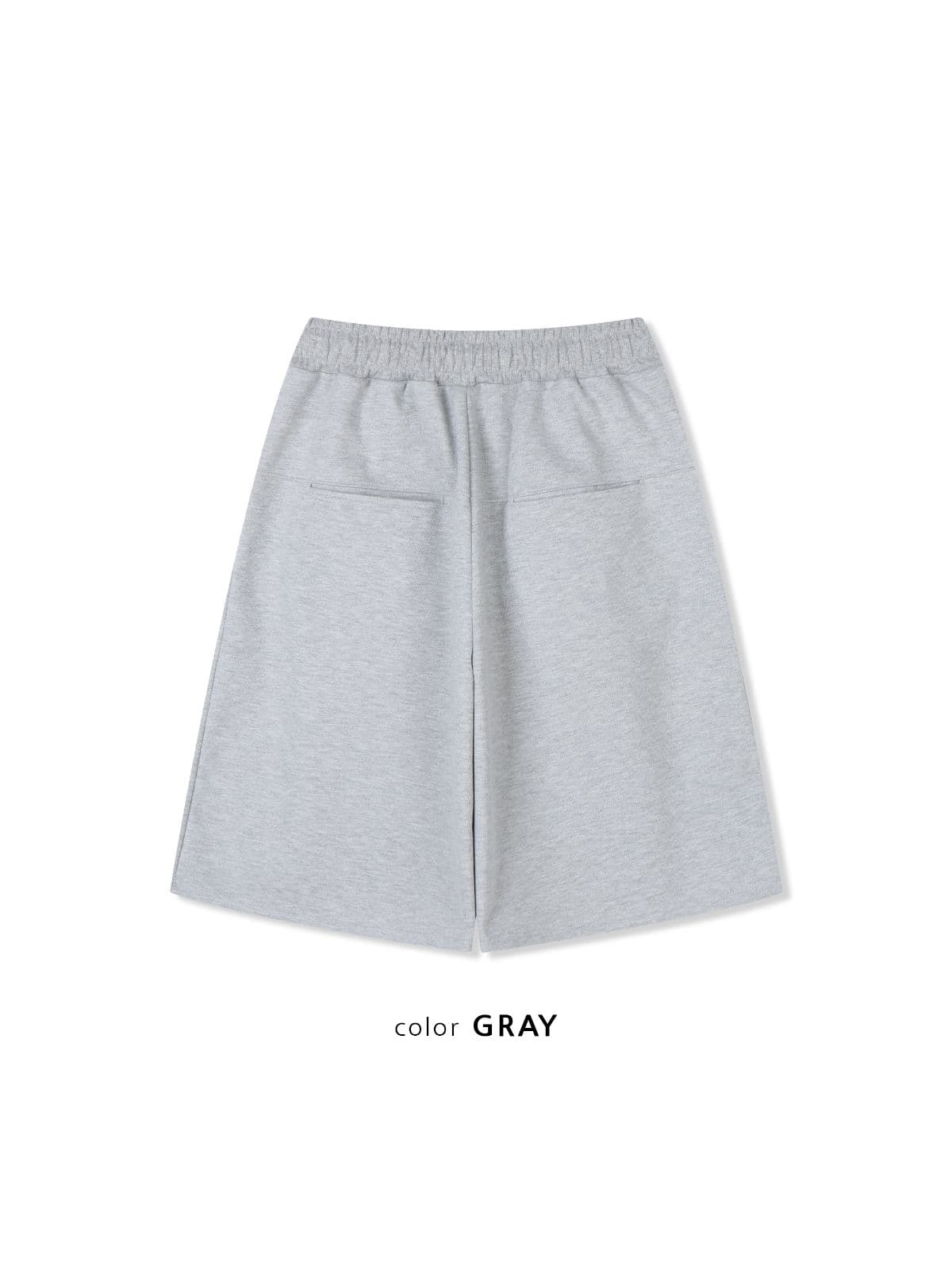 26SS New Arrival) Double-pleated Curved Bermuda Shorts - 이미지 7