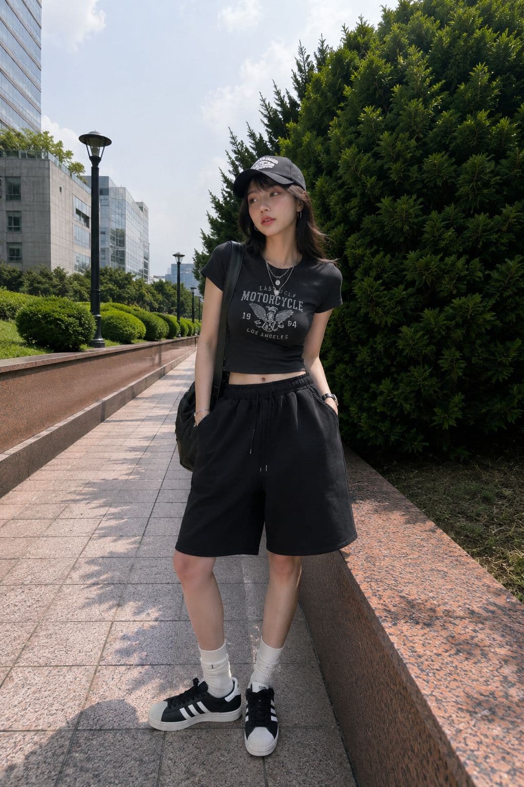 26SS New Arrival) Cation Washed Bermuda Shorts - 이미지 3