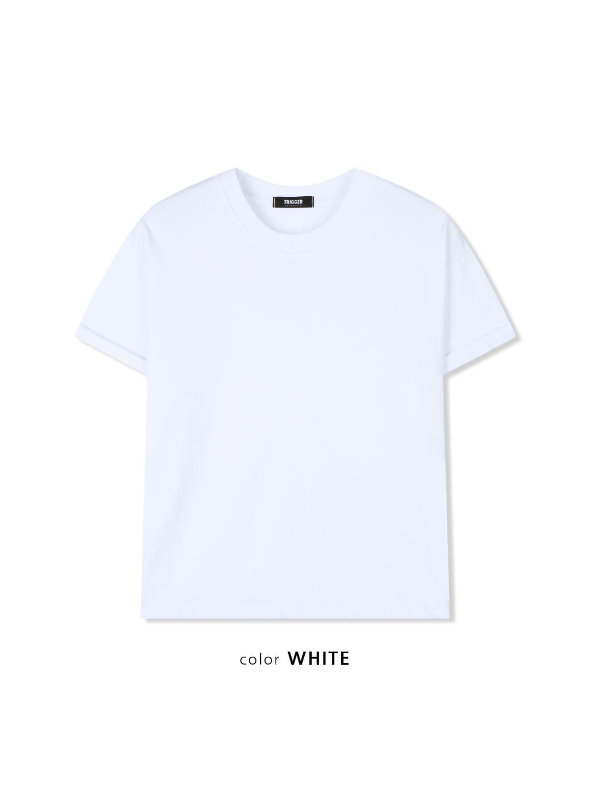 26SS New Arrival) Canal Roll-up Crop Short Sleeve - 이미지 4