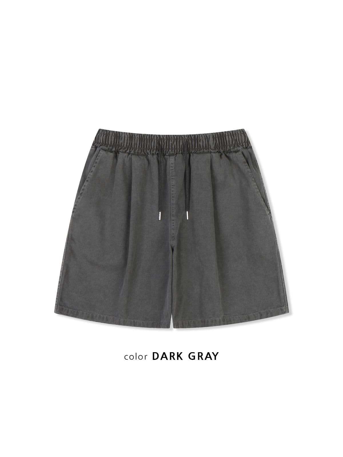 26SS New Arrival) Dyeing Crew Pintuck Shorts - 이미지 2