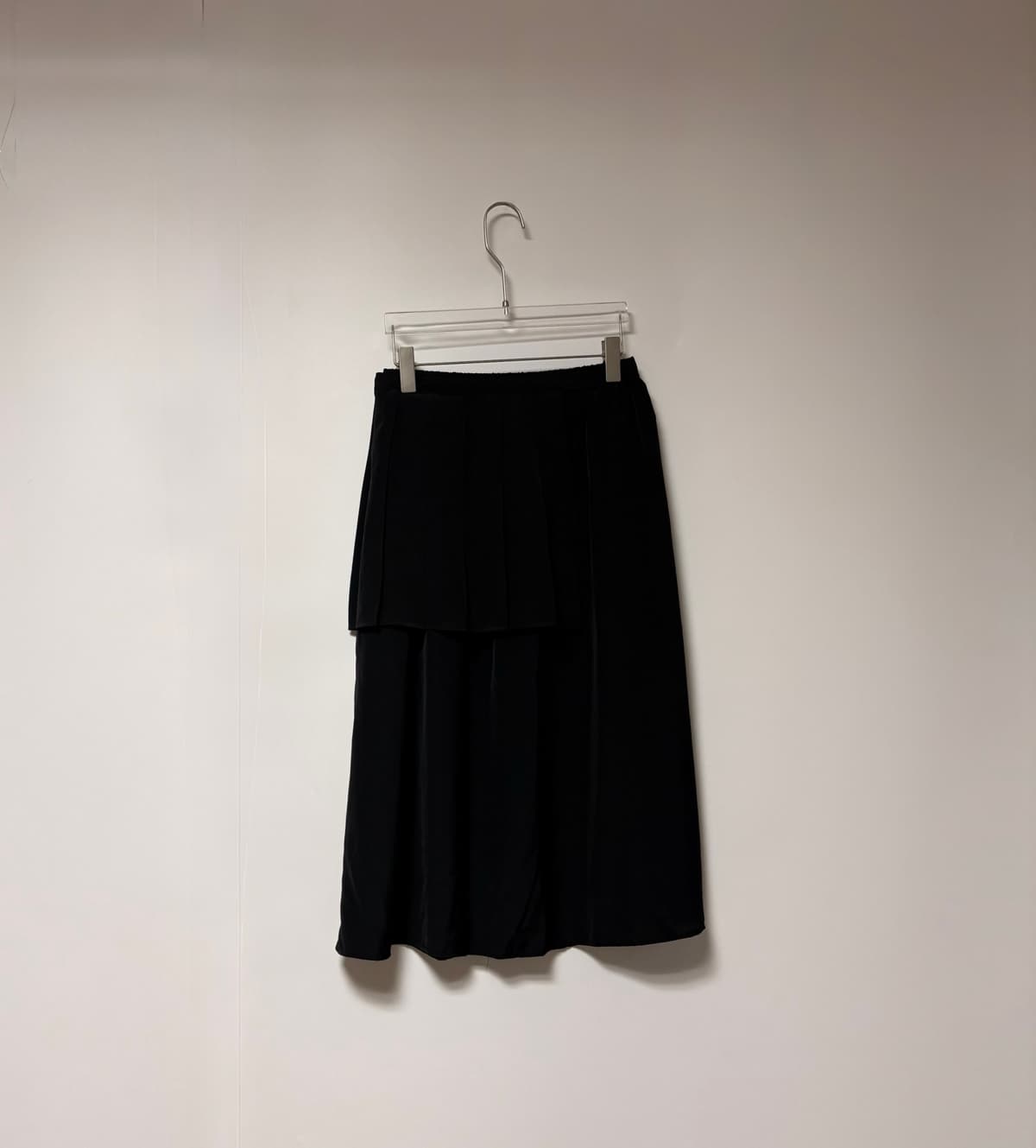 Pleated Wrap Skirt Set - 이미지 3