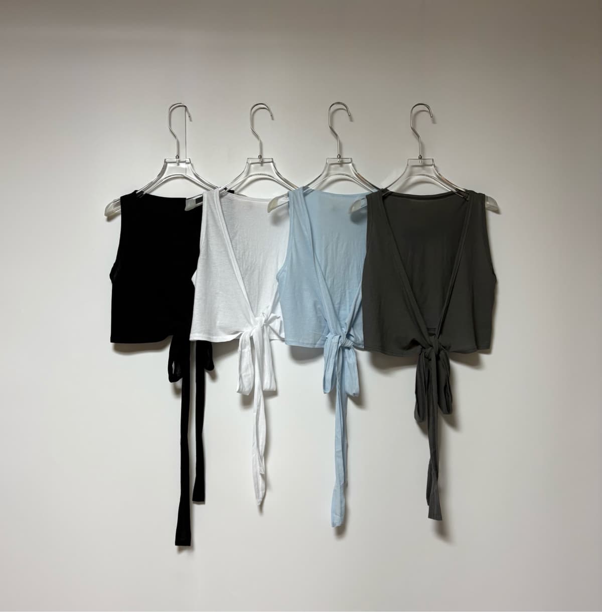 Lime strap tank top - 이미지 1
