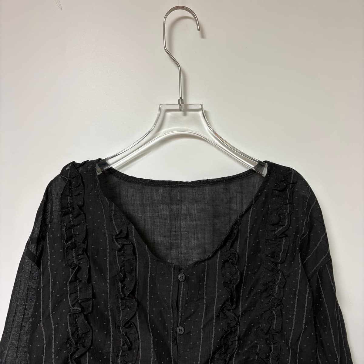 Double frill blouse - 이미지 7