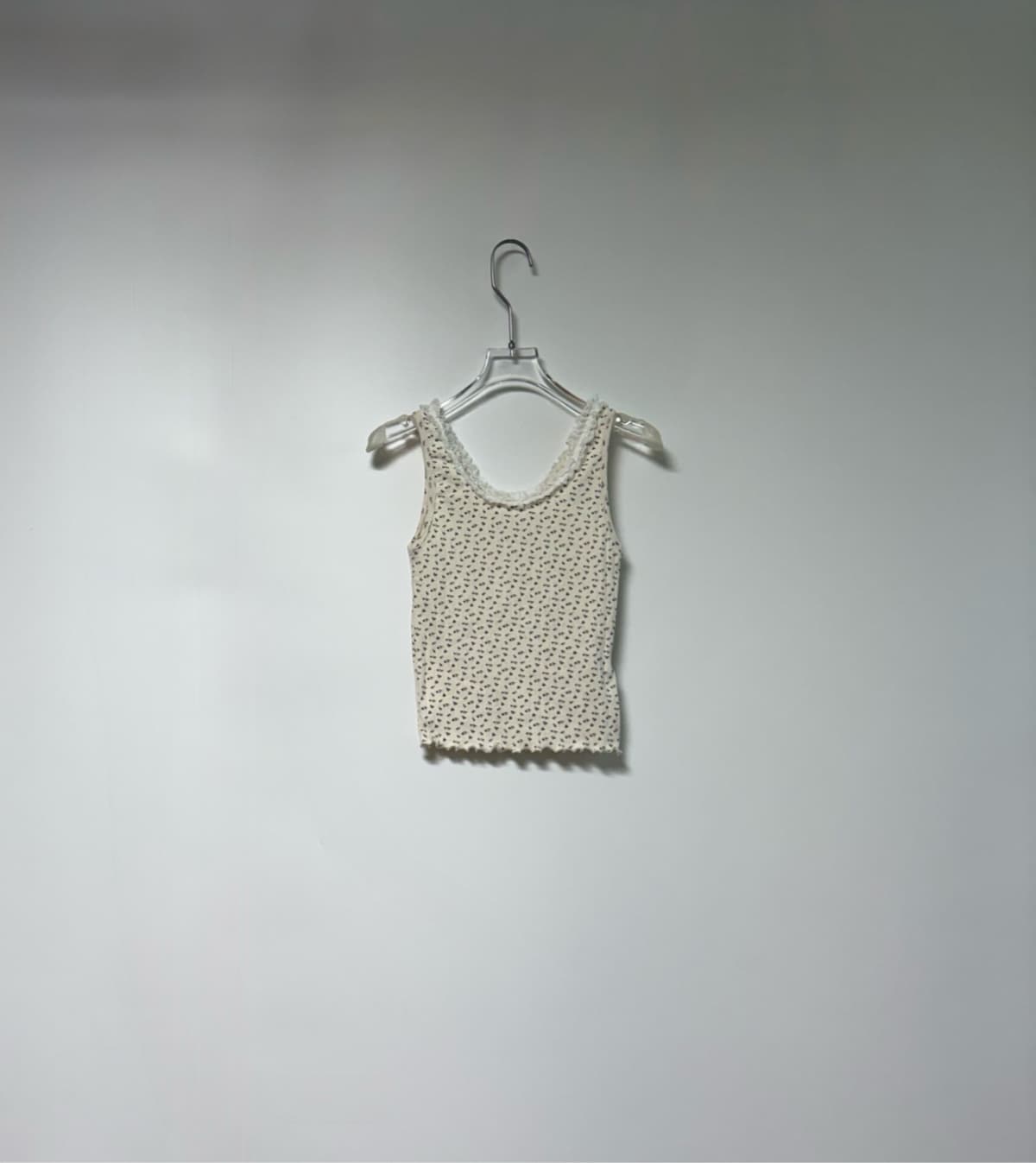 Flower lace sleeveless top - 이미지 5