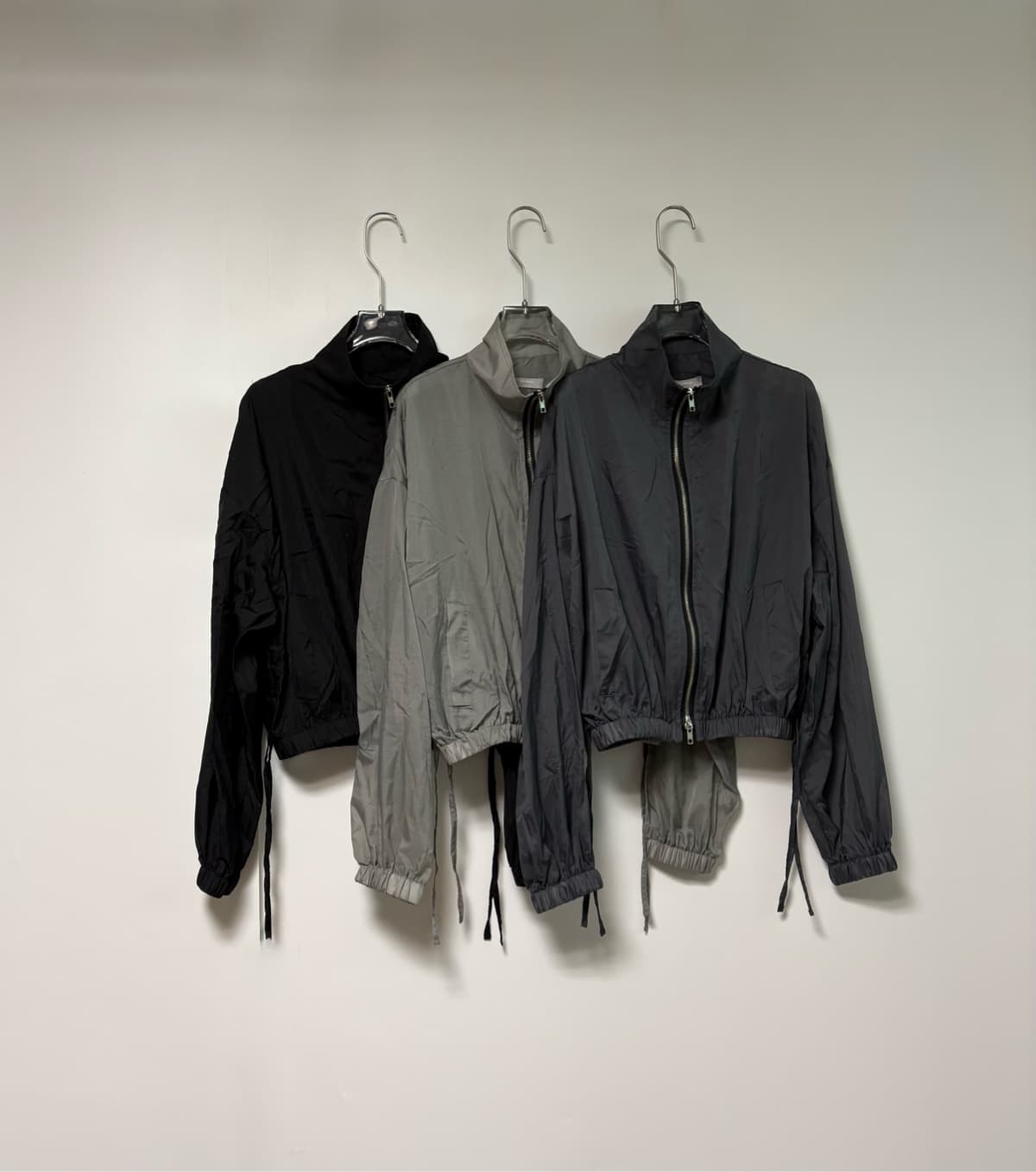 Judy Shirred Zip-up - 이미지 1