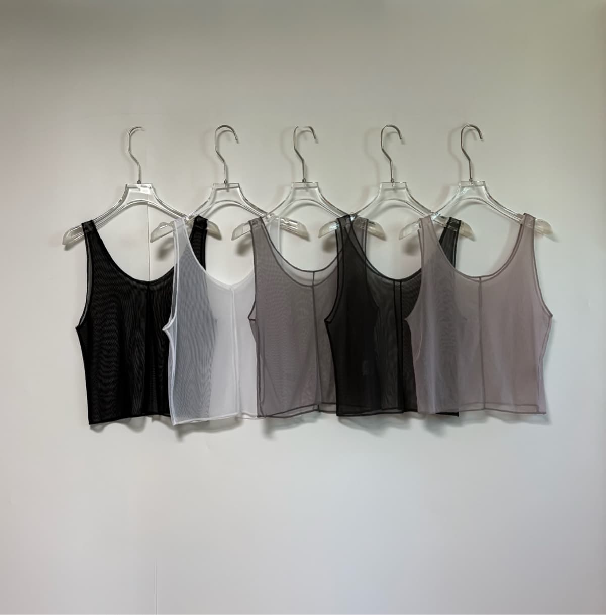 Net-tank shirt - 이미지 1