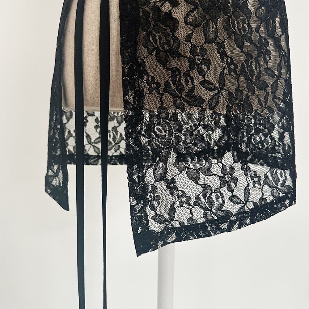 Roa Lace Layered Wrap SK - 이미지 7