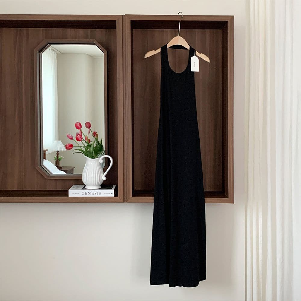 Mu Halterneck A-line Long OPEN - 이미지 3