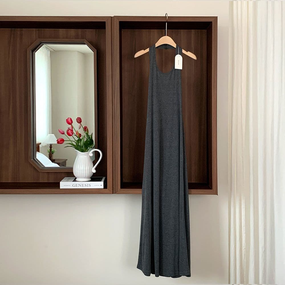 Mu Halterneck A-line Long OPEN - 이미지 4