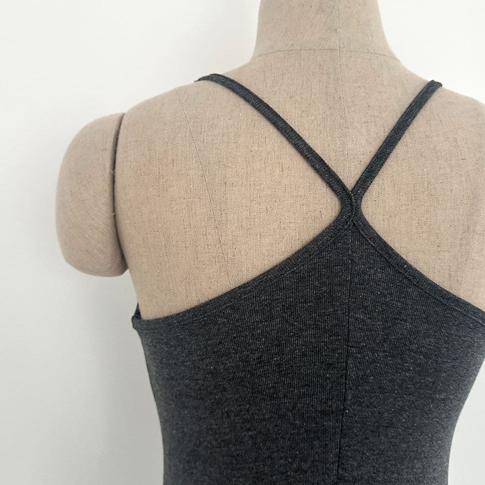 Y-strap halterneck A-line long OPSS - 이미지 5