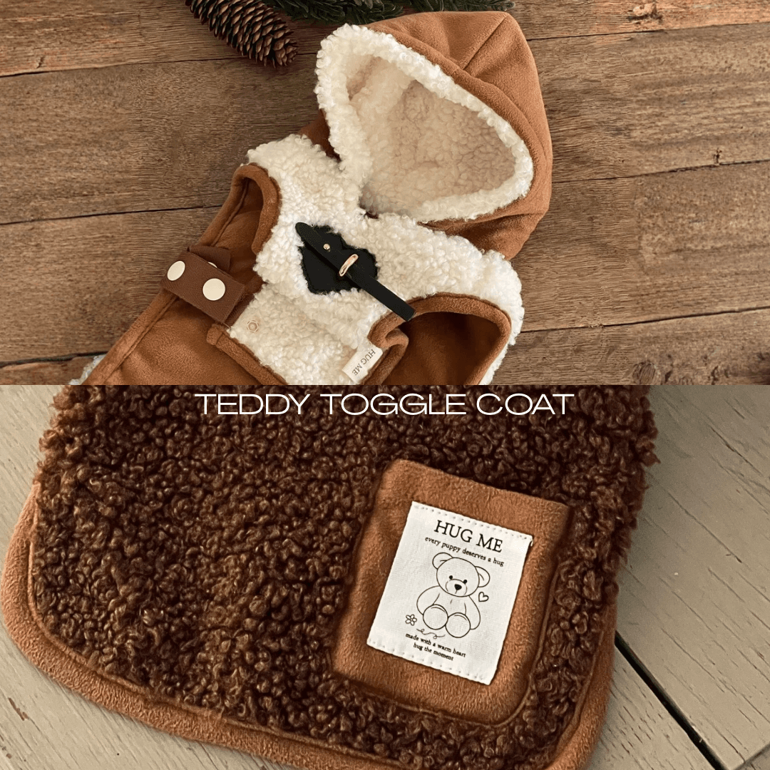 테디 토글 코트(강아지옷) - 이미지 1