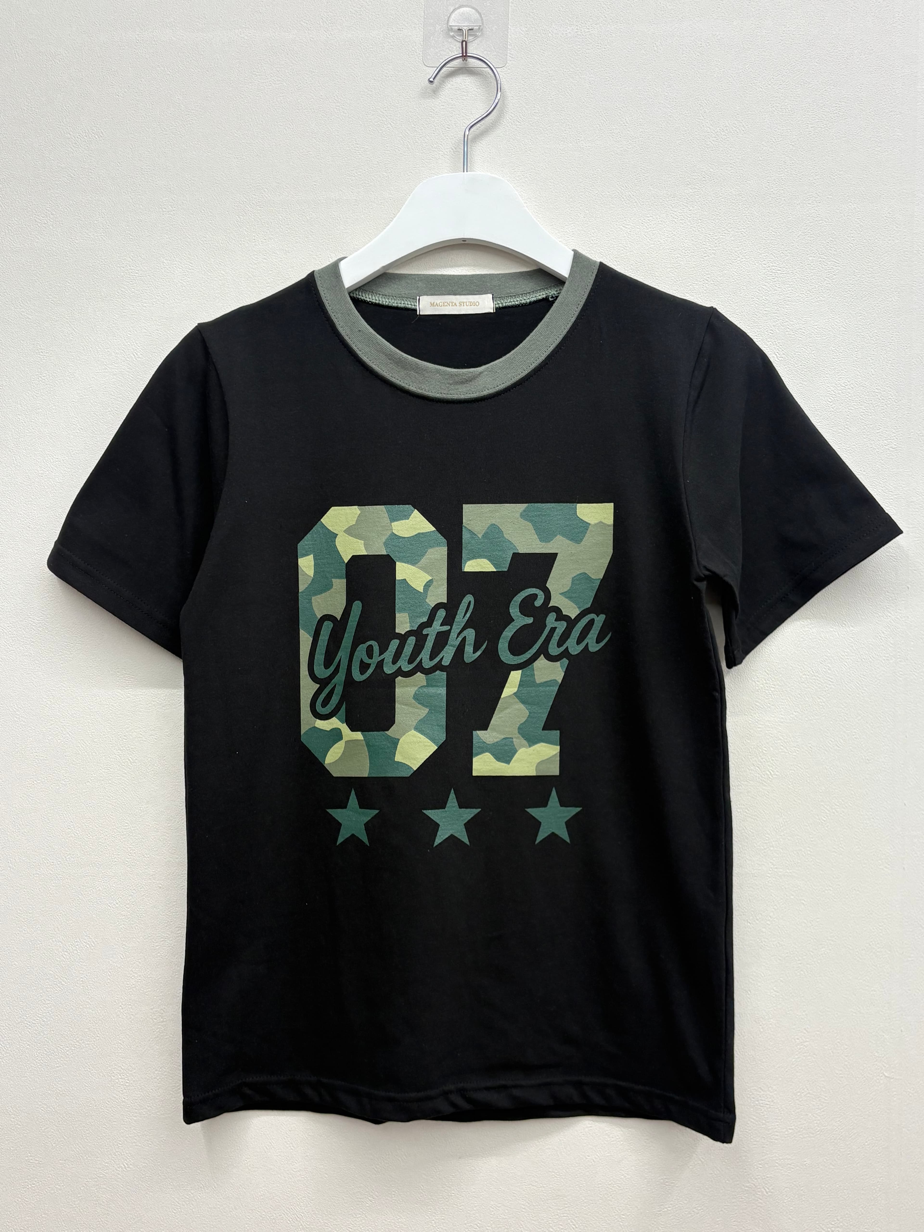 Camo 07 Ringer Short Sleeve T-shirt - 이미지 4
