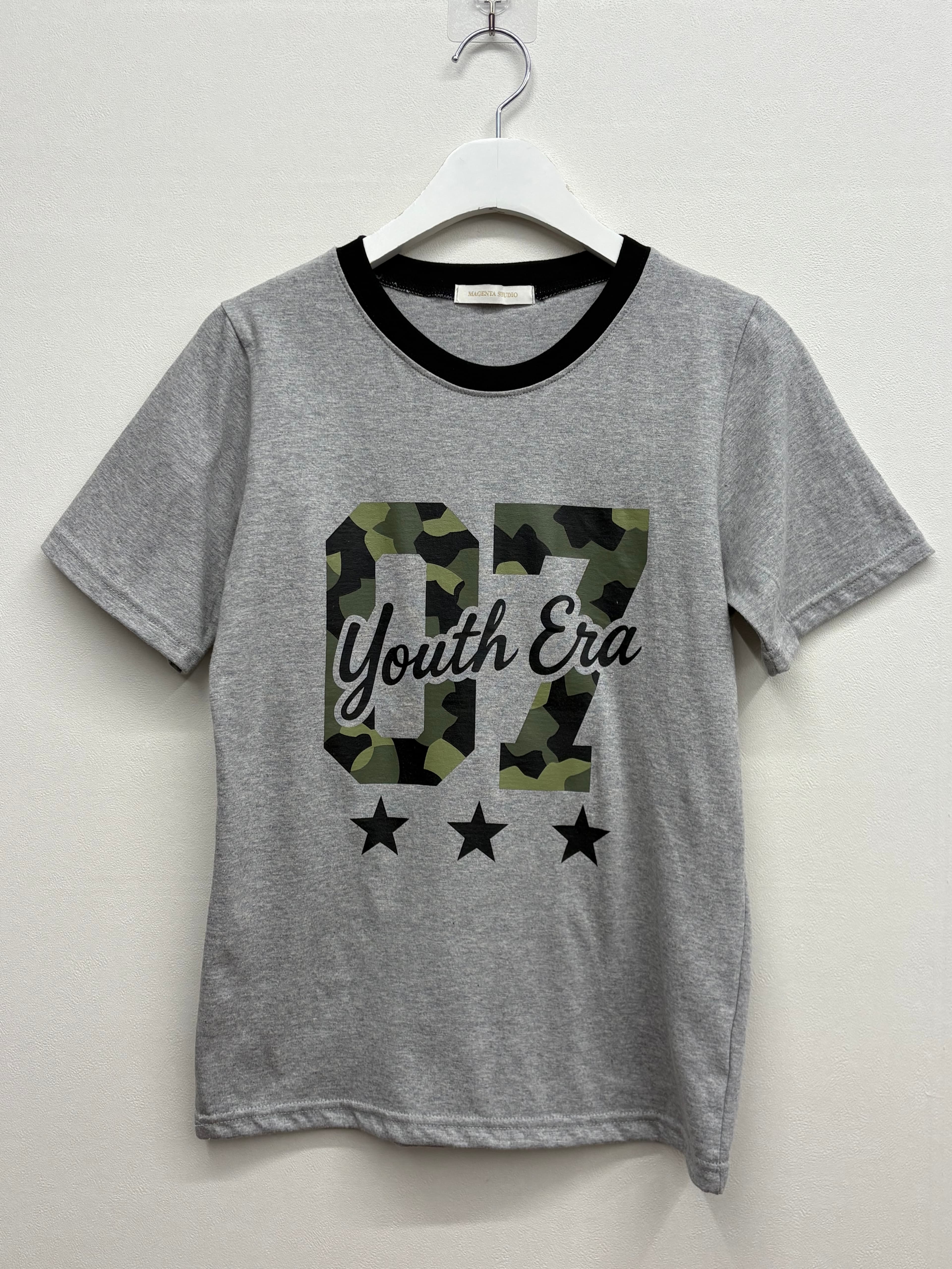 Camo 07 Ringer Short Sleeve T-shirt - 이미지 3