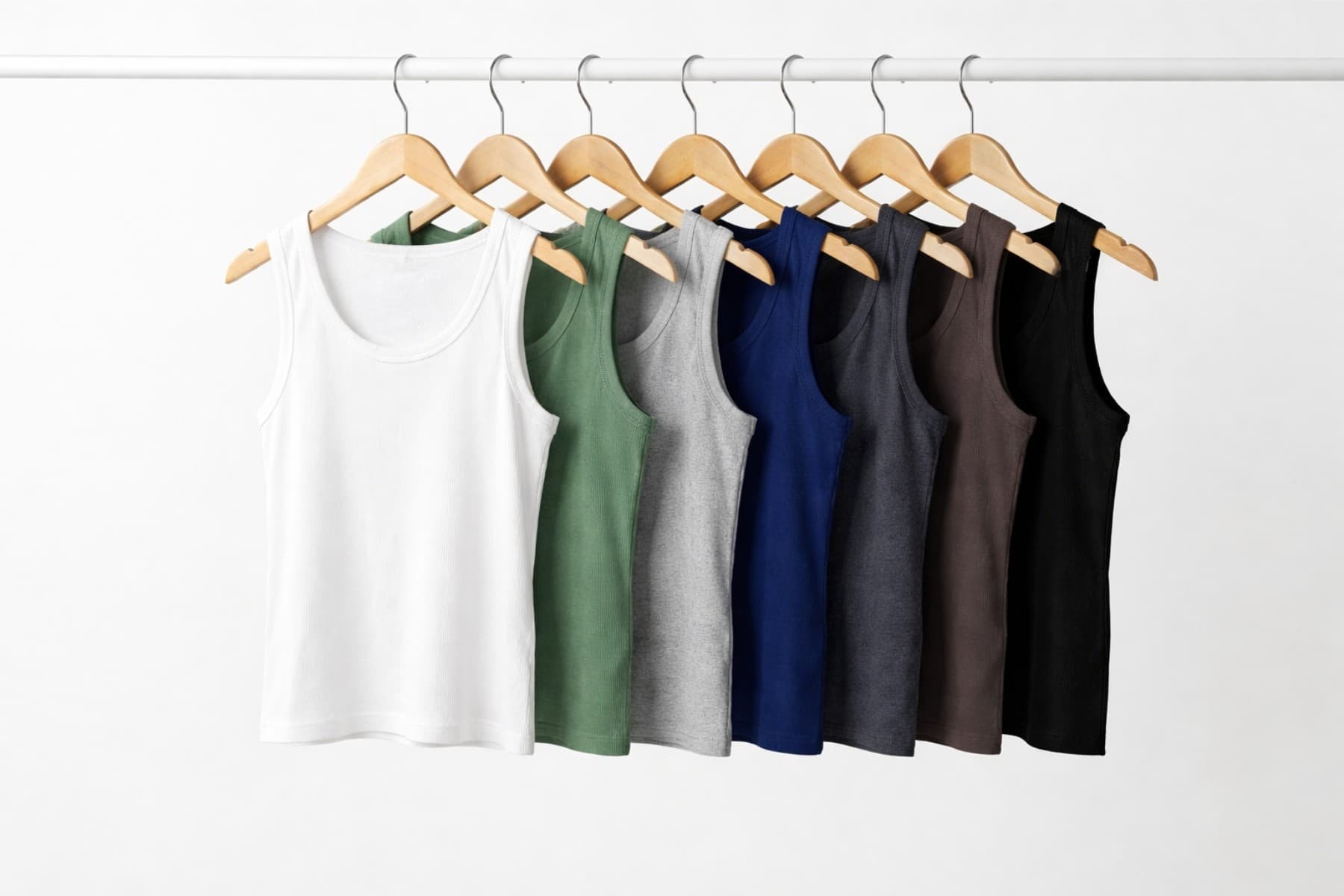 26 Summer New Arrival (Special Feature) Ribbed Crop Sleeveless (, Basic, Cotton Slim, Round, Crop Length, Sleeveless - 이미지 4
