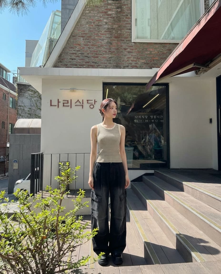 26 Summer New Arrival_More ST Sleeveless (Stripe, Basic, Striped, Summer, Layered, Effortless Chic) - 이미지 6