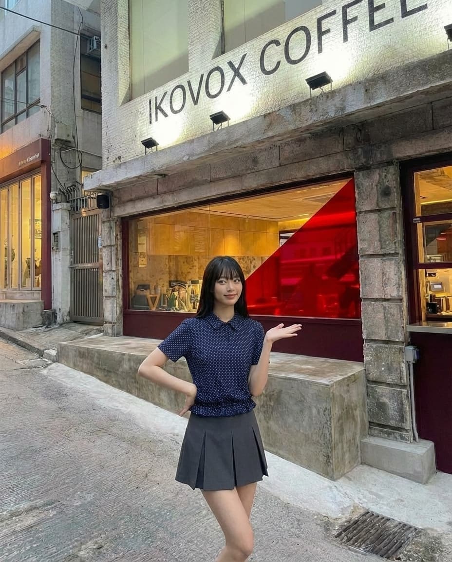 26 Summer New Arrival_Frill Dot Short Sleeve (Buttons, Accent, Dots, Collar, Date Look, Effortless Chic) - 이미지 5