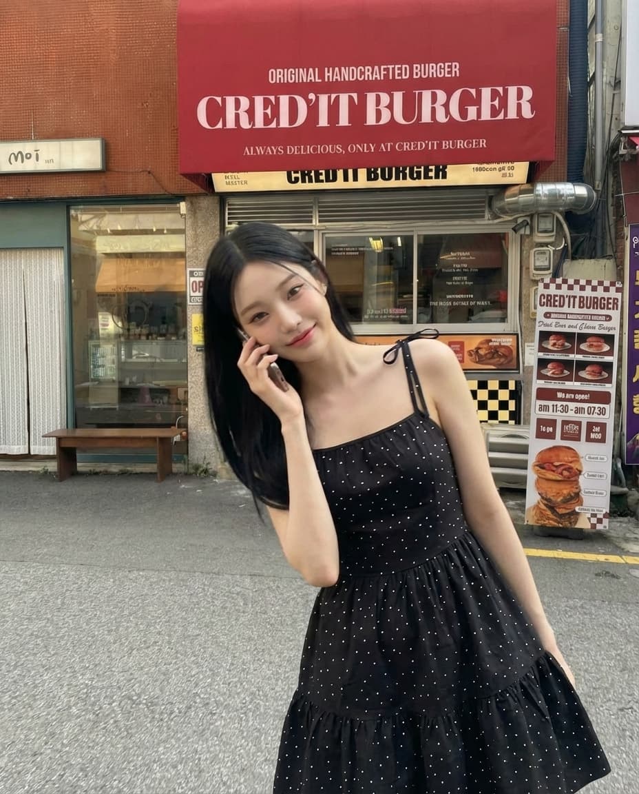 26 Summer New Arrival_Dot Tiered Dress (Dot, Layered, Summer, Sleeveless, Lace, Date Look - 이미지 7