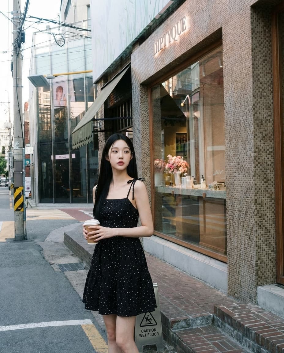 26 Summer New Arrival_Dot Tiered Dress (Dot, Layered, Summer, Sleeveless, Lace, Date Look - 이미지 5