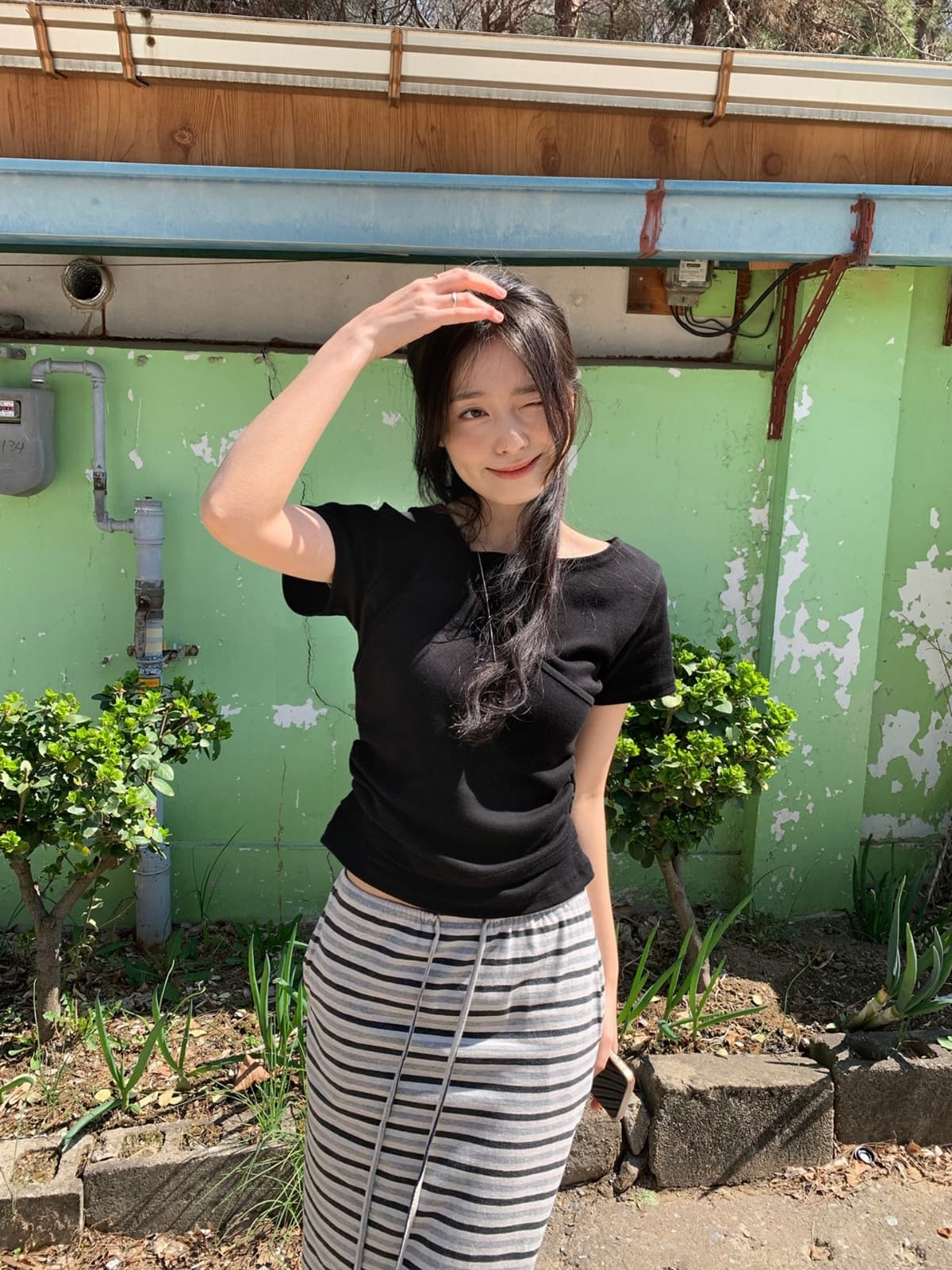 26 Summer New Arrival_(One-piece) Egen Layered T-shirt (Slim Fit, Layered, Effortless Chic, Short Sleeve, Lovely - 이미지 15