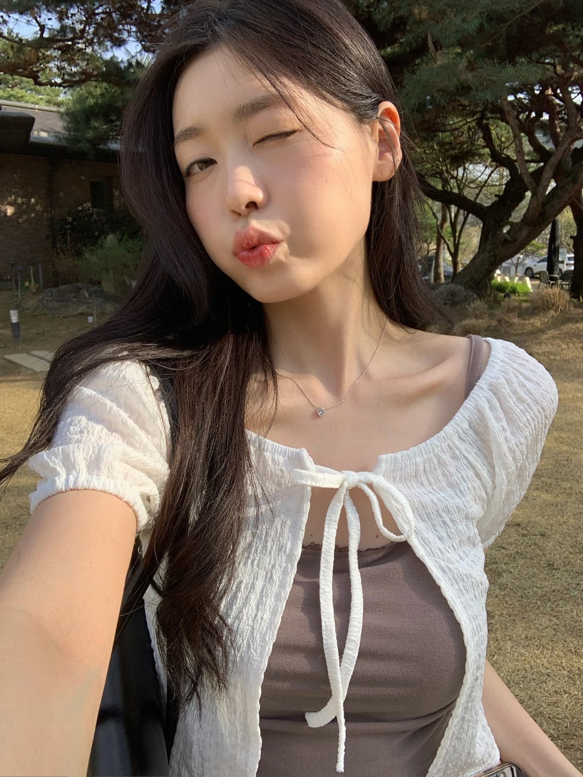 26 Summer New Arrivals_(Set) Ribbon Cardigan Short Sleeve (Layered, Ribbon, Lovely, Date Look, Crop - 이미지 9