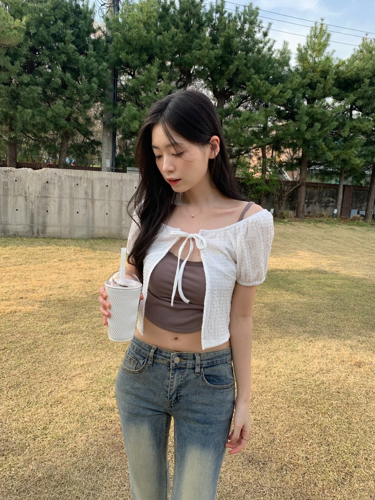 26 Summer New Arrivals_(Set) Ribbon Cardigan Short Sleeve (Layered, Ribbon, Lovely, Date Look, Crop - 이미지 11
