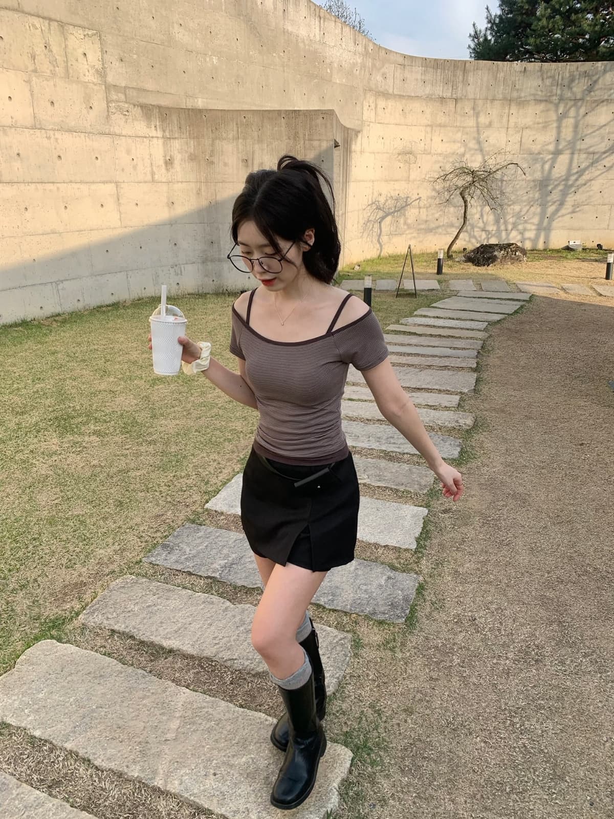 26 Summer New Arrivals_(Set) Ive ST (Sleeveless, Striped, Crop, Off-shoulder) - 이미지 13