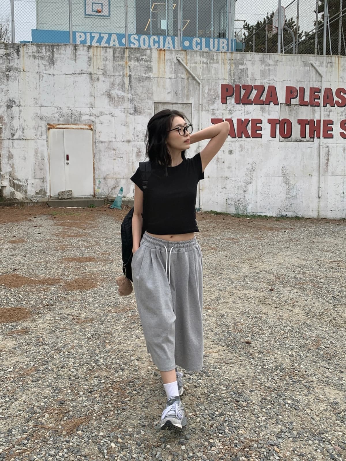 26 Summer New Arrival_Rich Snap Short Sleeve T-Shirt (Statement, Basic Item, Casual, Round Neck, Effortless Chic) - 이미지 7