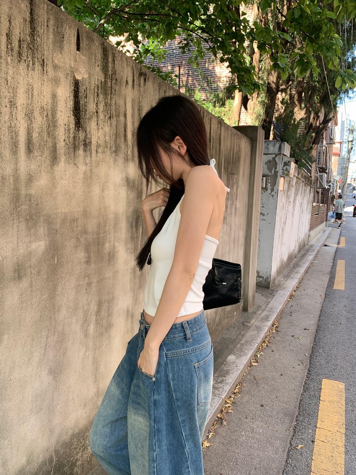 26 Summer New Arrival_Layered Halter Neck Sleeveless Top (Halter Neck, Inner, Slim Fit, Y2K, Layered, Summer Item - 이미지 8