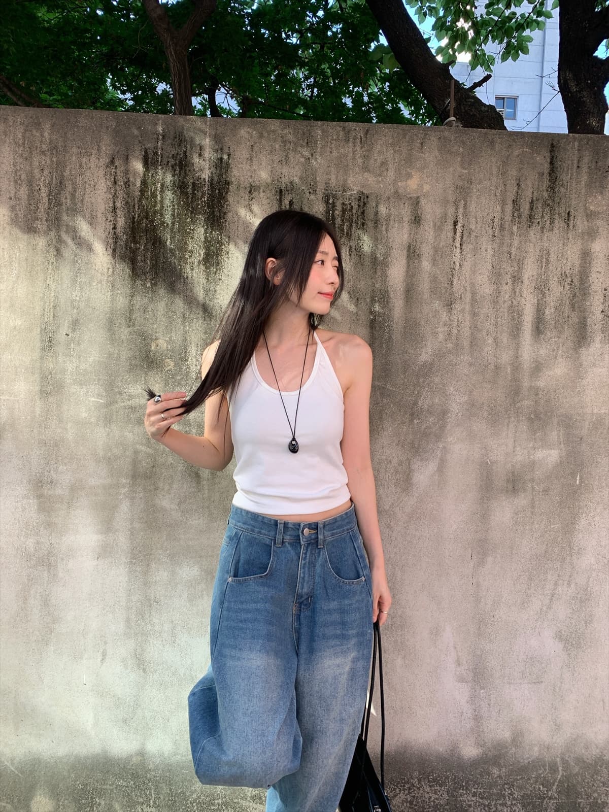 26 Summer New Arrival_Layered Halter Neck Sleeveless Top (Halter Neck, Inner, Slim Fit, Y2K, Layered, Summer Item - 이미지 6