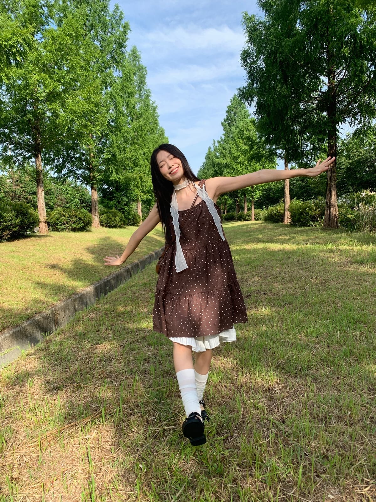 26 Summer New Arrival_Dot Tiered Dress (Dot, Layered, Summer, Sleeveless, Lace, Date Look - 이미지 15