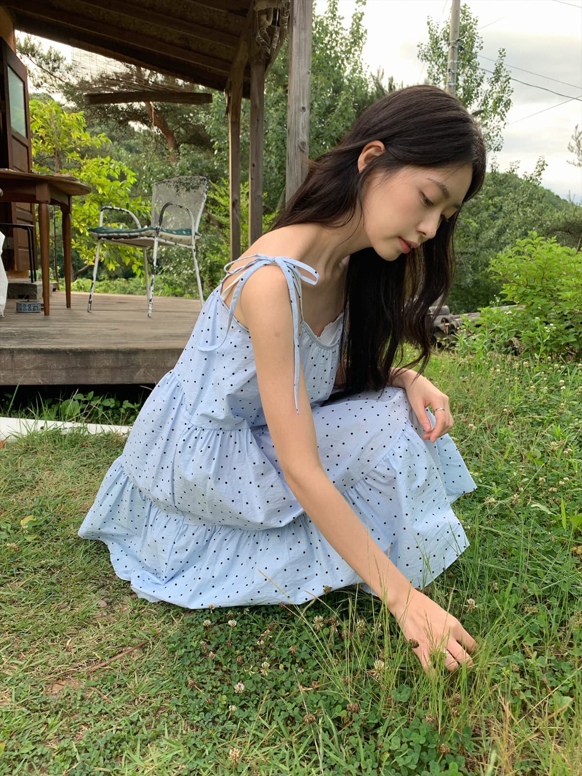 26 Summer New Arrival_Dot Tiered Dress (Dot, Layered, Summer, Sleeveless, Lace, Date Look - 이미지 6