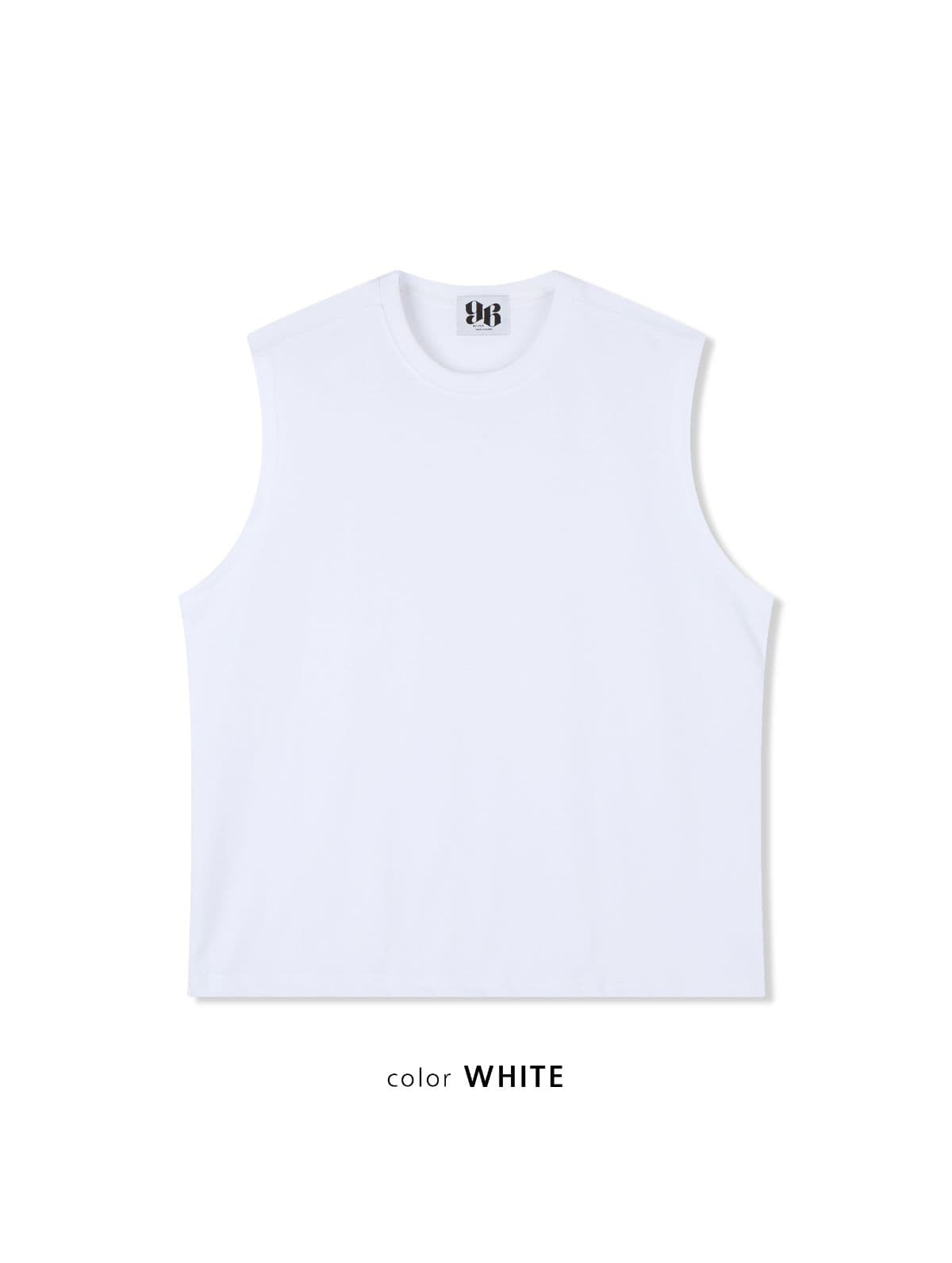 Slim-fit sleeveless top - 이미지 3