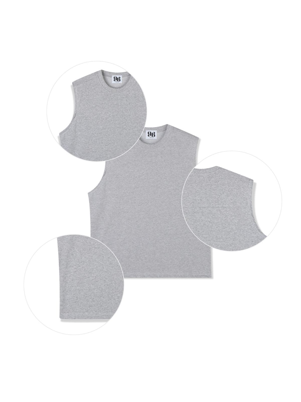 Slim-fit sleeveless top - 이미지 5